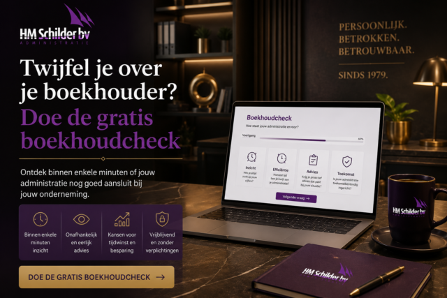Gratis boekhoudcheck voor zzp'ers - Administratiekantoor H.M. Schilder